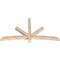 Ekena Millwork Alberta Smooth Timber Gable Bracket, Douglas Fir, 72"W x 39"H x 3 1/2"D x 3 1/2"F, 13/12 Pitch GBW072X39X0404ALB00SDF - alternate 2